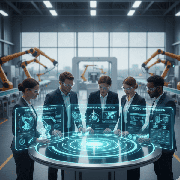 Manufacturing Analytics Dashboard Mockup