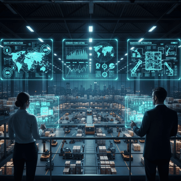 Logistics & Supply Chain Analytics Dashboard Mockup